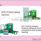 QT6-15 Brick Making Machine, Block Machine, Hollow Brick Machine, Blank Machine, Block Forming Machine, Brick Line