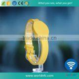 ISO 14443A Waterproof RFID Silicone Wristband / NFC Silicone Bracelet -NTAG 213 thumbnail-2