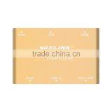 1080P HDMI And VGA+Audio Dual Display Converter Digital AV Multiport Adapter Golden thumbnail-3