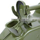 High Quality JJERRY CAN METAL CARRIER CONTAINER FOR FUEL PETROL DIESEL OIL 10 LITRE GREEN thumbnail-2
