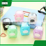 Plastic Colorful Funny Child Cartoon Pig Pencil Sharpener thumbnail-2