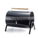 Portable Barrel Shape Charcoal BBQ Grills thumbnail-1