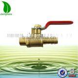 Hot Brass Mini Ball Valve Male Barbed Valve thumbnail-1