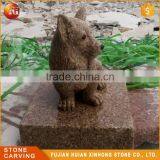 Hot Sale Hand Carve Granite Life Size Garden Dog Statue thumbnail-1
