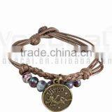 Handmade Wax Wire Ceramic Bead Bracelet thumbnail-4