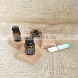 Stable Custom Painted Trapezoidal Beech Wood Display Stand Base for Essential Oil Bottles Customized Wood Trophy Base thumbnail-3