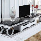 E357 Simple Design Marble Top tv Stand thumbnail-2
