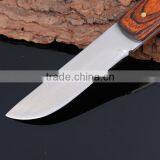 Custom Outdoor Stainless Steel Wood Handle Folding Pocket Knife thumbnail-5