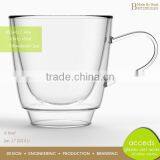 Odd-Shaped Custom Unbreakable Double Wall Big Glass Cup thumbnail-6