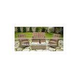 Wicker Half Round Sofa Set/ Rattan Garden Furniture