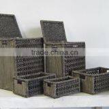 High Quality Best Selling Eco-friendly Seagrass Storage Baskets From Vietnam thumbnail-1