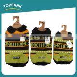 Fashion Design Green Letter Knitted Dog Sweater Winter Pet Clothes thumbnail-3