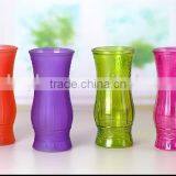 Colored Glass Vase / Glass Flower Vase / Glassware thumbnail-1