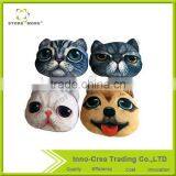 3D Animal Head Shape Throw Pillow Back Cushion for Car Sofa Chair thumbnail-1