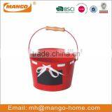 Customized Bright Purple Galvanized Steel Christmas Ice Bucket thumbnail-3