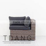 Helena Outdoor Corner Bench - Vietnam Wicker Furniture - Poly Resin Furniture thumbnail-3