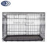 Black Cheap Poultry Farming Equipment Metal Large Steel Iron Dog Cage thumbnail-2