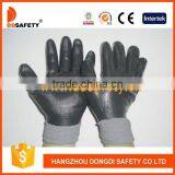 DDSAFETY Grey Nylon With Black Nitrile Glove thumbnail-1