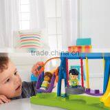 Wholesale Cheap Plastic Kids Toy Promotional Gift Sweet Baby Swing&Slides Toy thumbnail-2