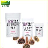 Healthy fat burner slimming tea made in china OEM service