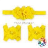 Toddler Infant Barefoot Sandals Charming Purple Sandals Kids Girls Simple Sandals Wholesale thumbnail-3