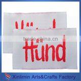 Customized Beatiful Hot Customized Woven Clothing Fabric T-shirt Label