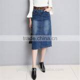 2017 Latest Autumn Denim Long Maxi Skirts Womens Skirts thumbnail-1