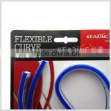Kearing Brand 60cm Flexible Plastic Curve Ruler With Blister Card Package for Fashion Design#KF-60 thumbnail-2