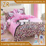 High Quality Sexy Leopard Printed Hello Kitty Bedding Set for Kids thumbnail-1