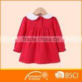 New Style Boutique Red Soft Cotton Baby Girl Dress thumbnail-2