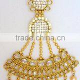 JHOOMAR JHUMAR Side Passa TIKA PEARL POLKI Hair Accessory thumbnail-1