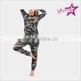 Custom Fleece Sets Long Sleeve Camo Pattern Slim Fit Tracksuit Jogging Suits thumbnail-2