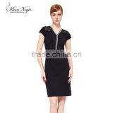 Maxnegio Women Fashion Clothing Latest Fashion Turkey Women Office Dresses thumbnail-1