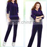 Oem Cheap Customized Women's Slim Fit Tracksuit Running Suit for Women thumbnail-1