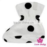 Adorable Unisex Newborn Baby Gift Sets Dot Pattern Cotton Fabric Infant Beanie Hat Cap thumbnail-5