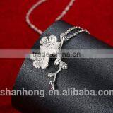 Fashion Plum 925 Silver Pendant Necklace thumbnail-5