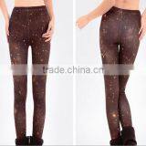 EY0034L New Fashion Women Tall Waist Graffiti Tight Leggings thumbnail-6