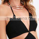 Levitate Black Halter Maxi Dress thumbnail-4