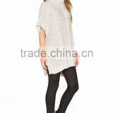 Latest Design Side Slits Women Poncho Fashion Hooded Poncho 2017 thumbnail-3