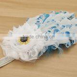 2016 New Design Baby Hair Accessories With Regular Colorful Feather Flower thumbnail-6