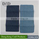 China Manufacturer Good Quality Simple Plain Jean Iron on Patches for Garment thumbnail-3