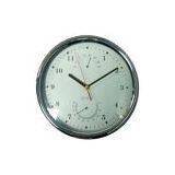 Chrome Wall Clock thumbnail-1