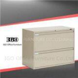 Strong Structure Lateral 2 Drawers Metal Filing Cabinet On Sale thumbnail-1