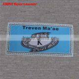 Polyester Cheap Sublimation Sport Towel With Logo Design