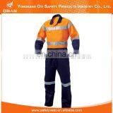 China supplier workwear 80% polyester reflective flyer' coverall