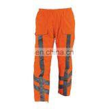 Safety Hi-Vis reflective orange pant with pocket