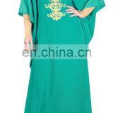 Modern Muslim Dress Wear Embroidered Abaya For Women (16051001) thumbnail-3