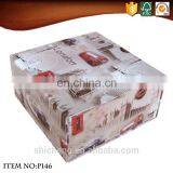 London Pattern Cardboard Collapsible Box thumbnail-5