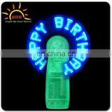Led Gift Items Led Fan Led Message Fan Led Flashing Message Mini Fan