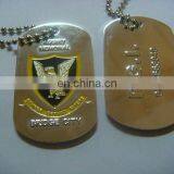 China Factory Wholesale Custom Make Cheap High Quality Name Tag, School Dog Tag With Chain, Necklace Pendent